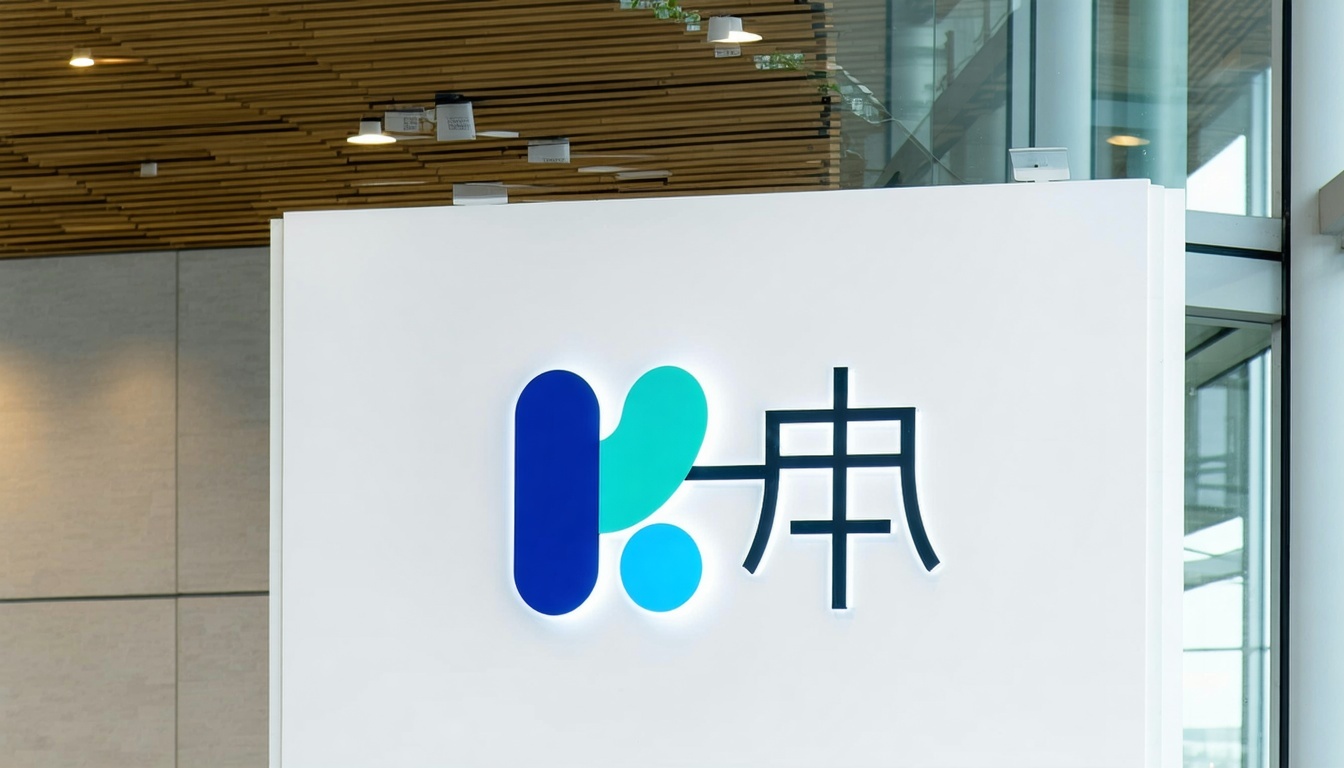 Logo of a prominent pharmaceuticals company